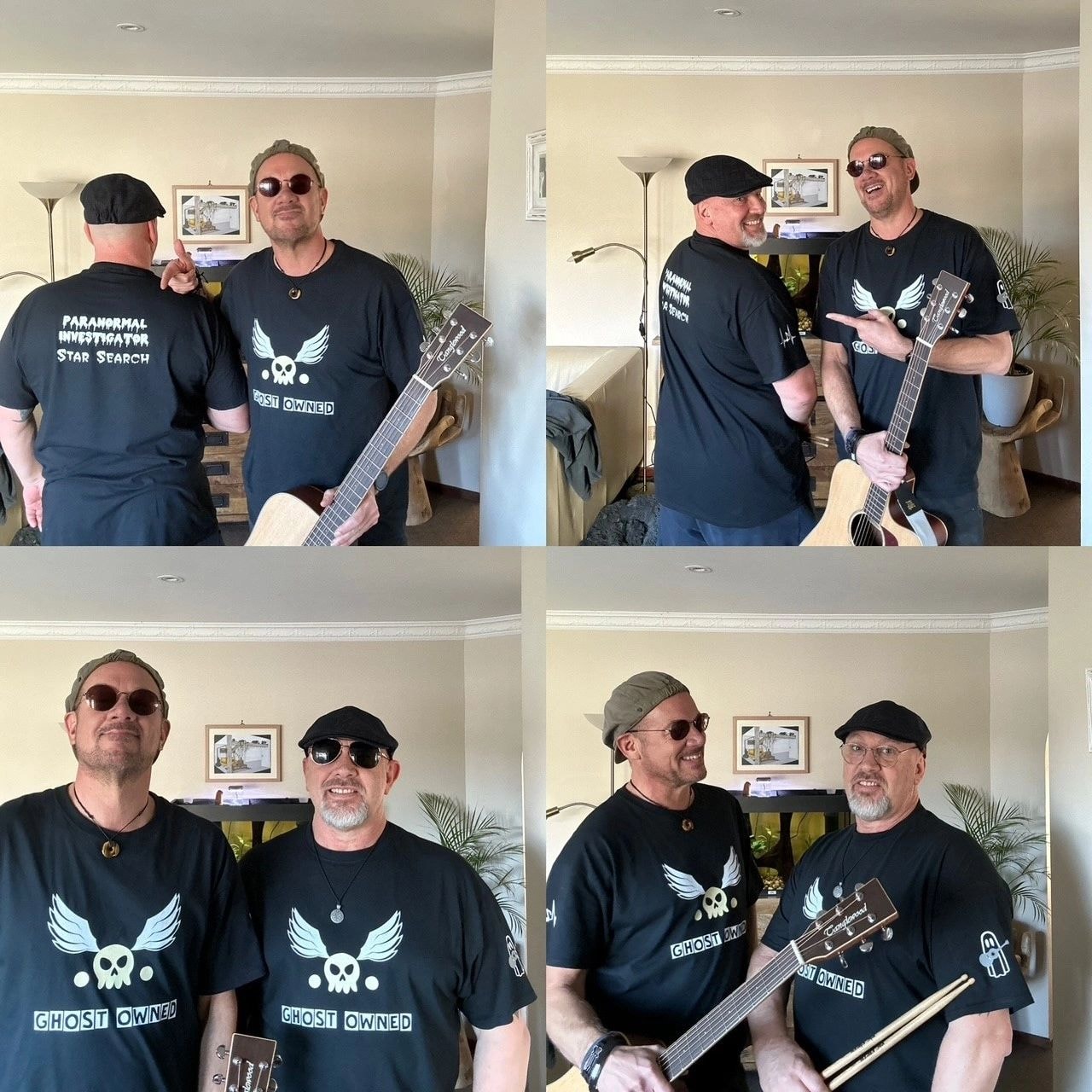Ghost Owned band — four panel photo